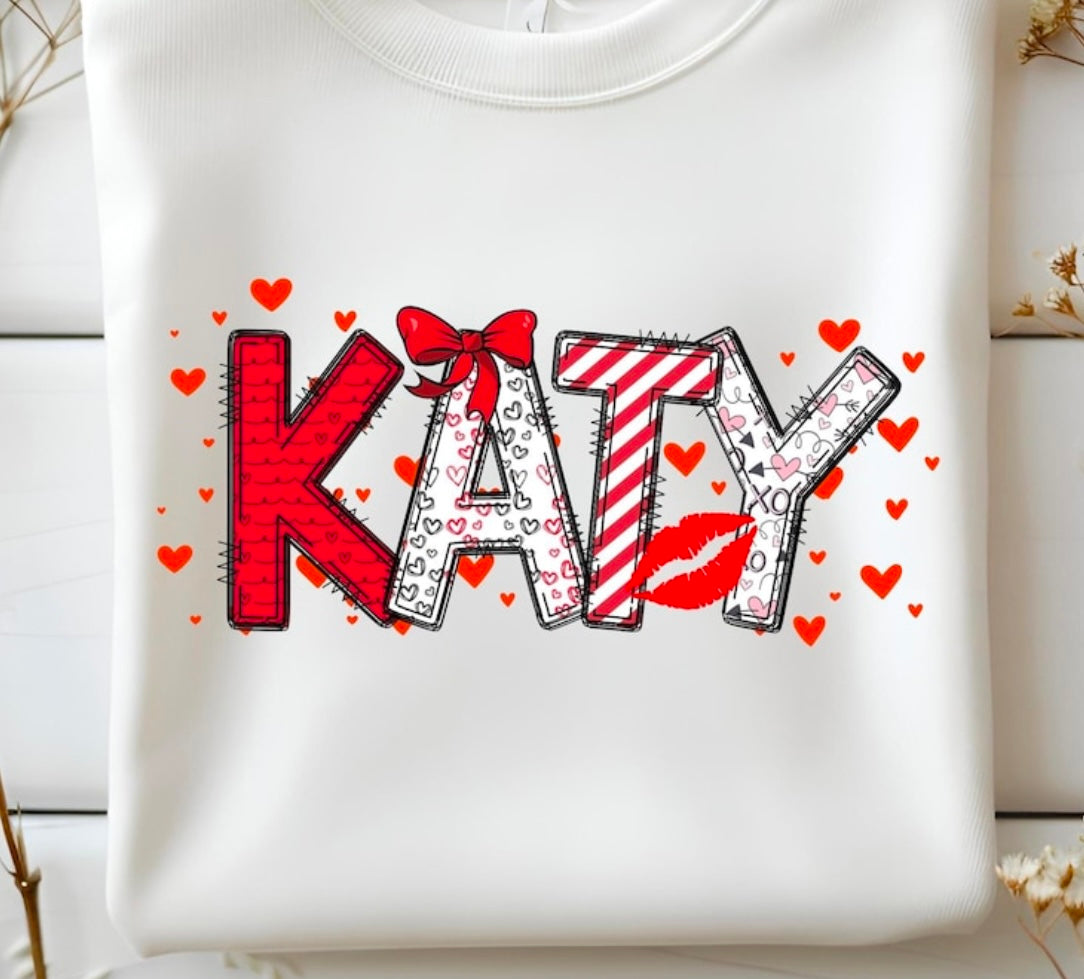 Customized Valentine’s Day Crewneck