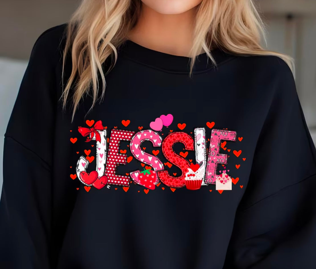 Customized Valentine’s Day Crewneck