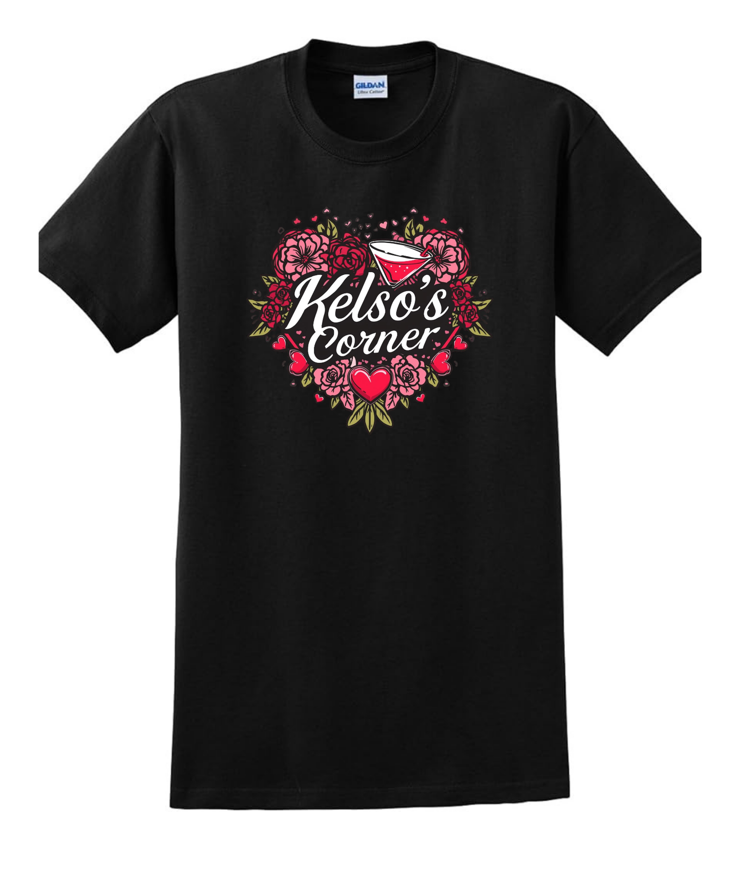 Kelso’s Corner Floral Valentine’s T-shirt