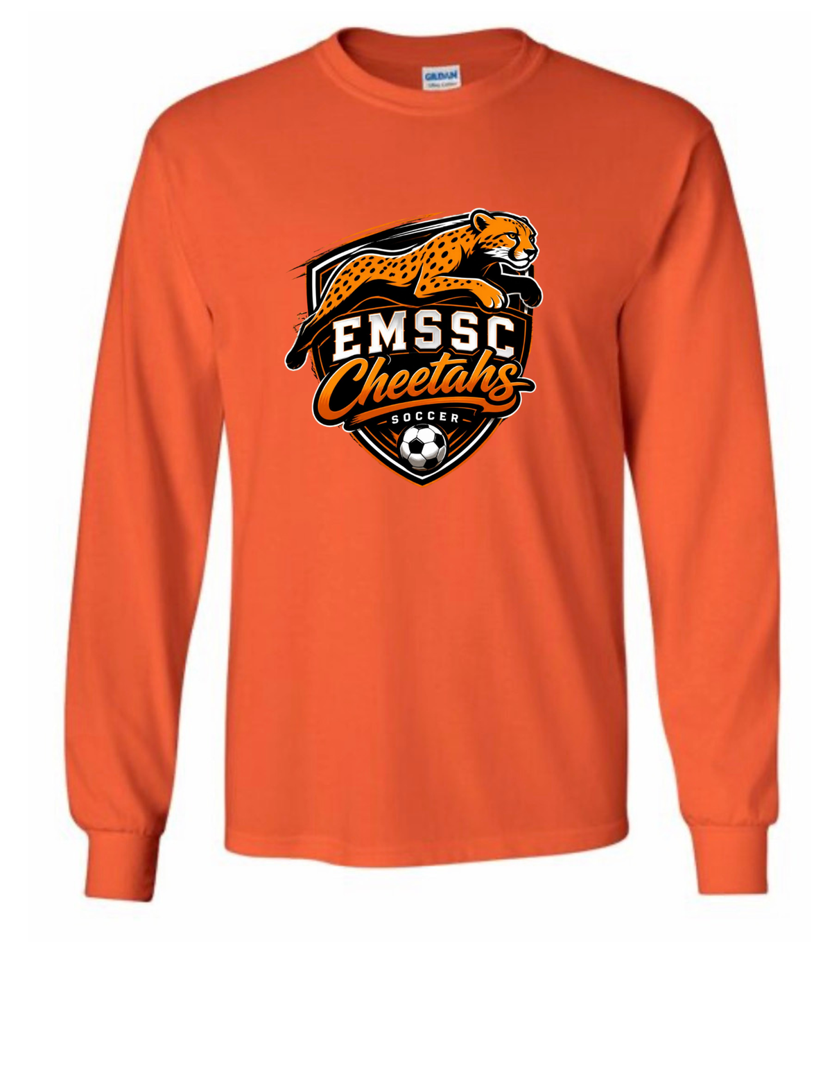 Youth long sleeve shirt- large front logo