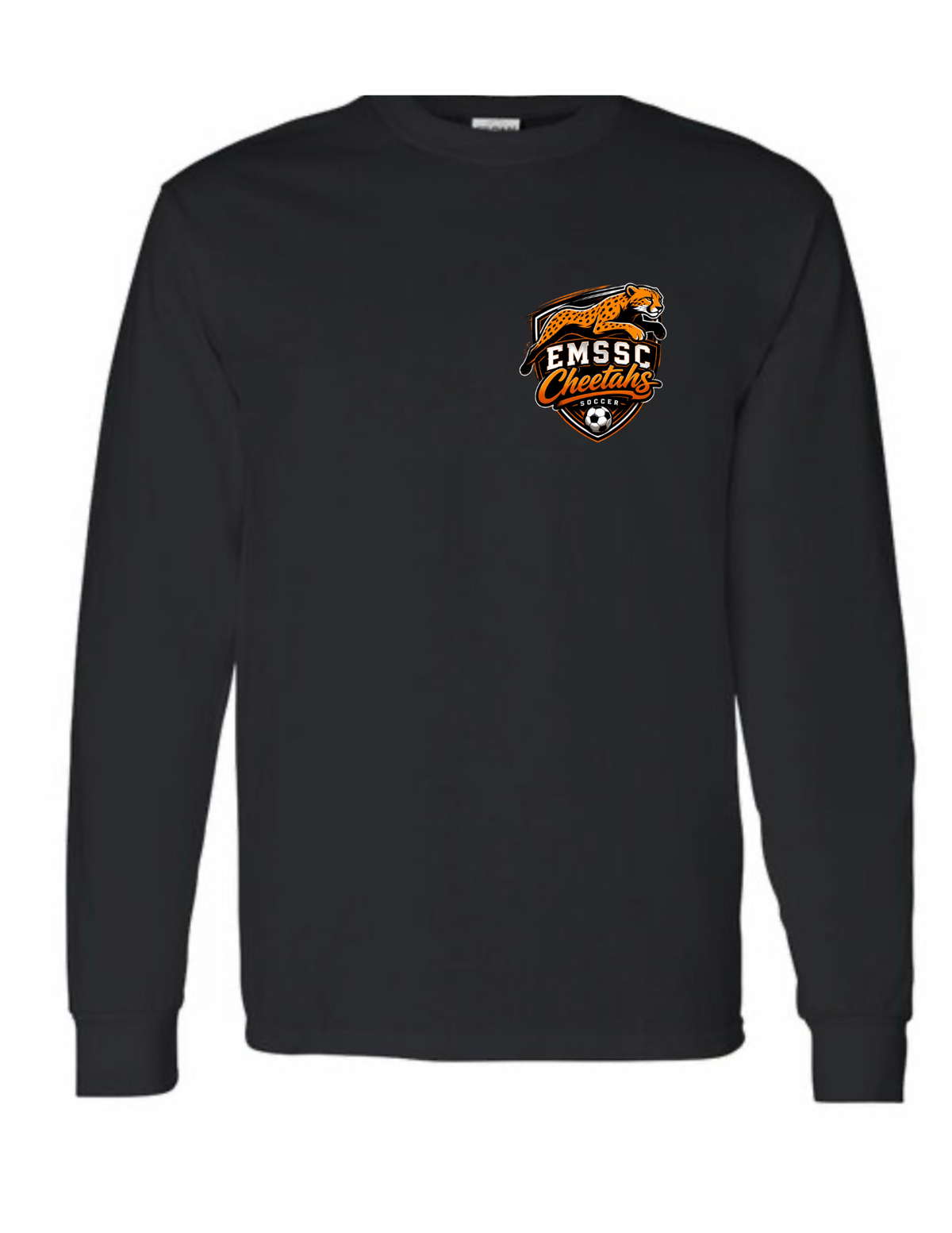 Adult long sleeve shirt- small left chest logo