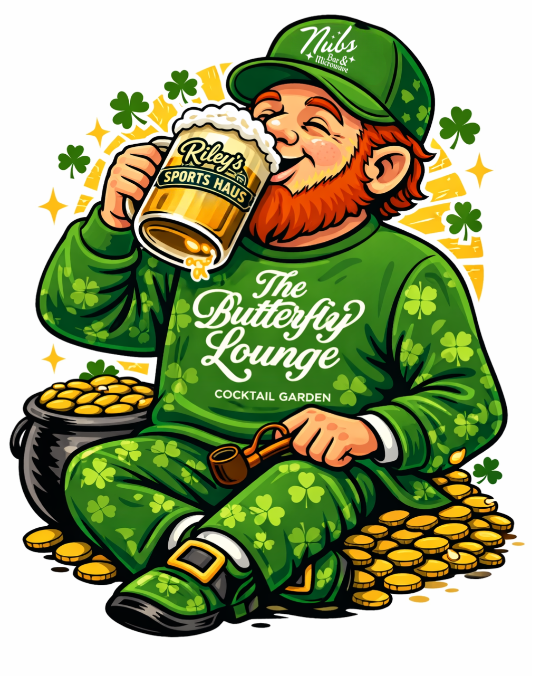 St. Pat’s trifecta collab crewnecks