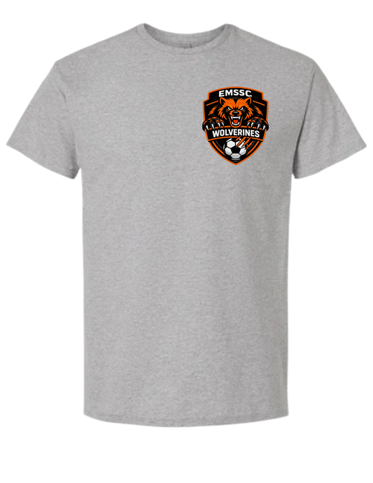 Wolverines t-shirt- small left chest logo