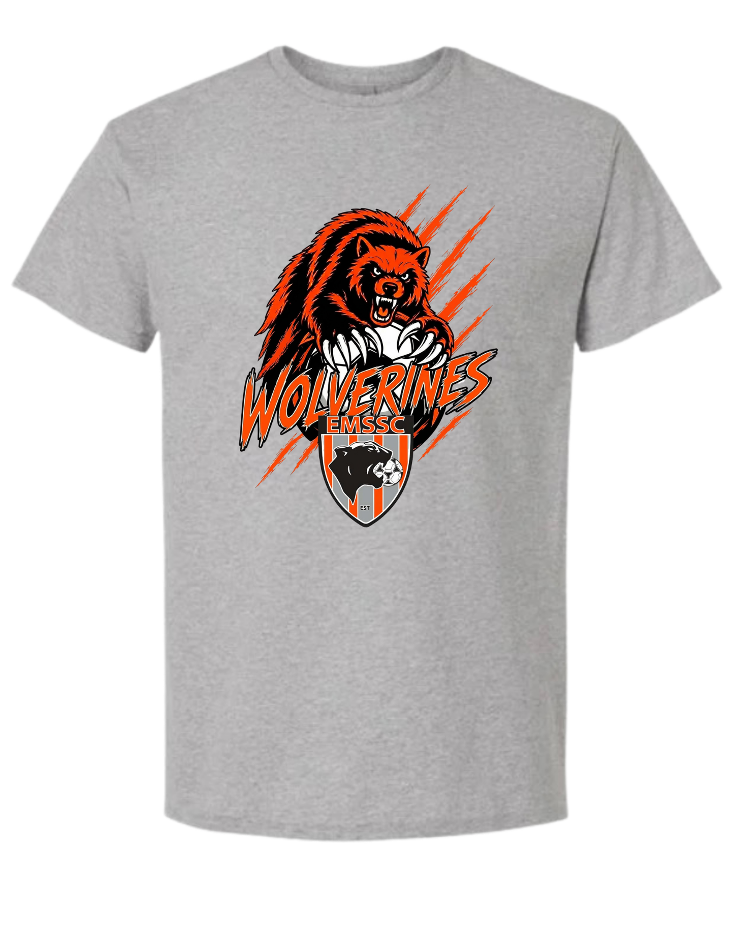 Wolverines t-shirt- scratches logo