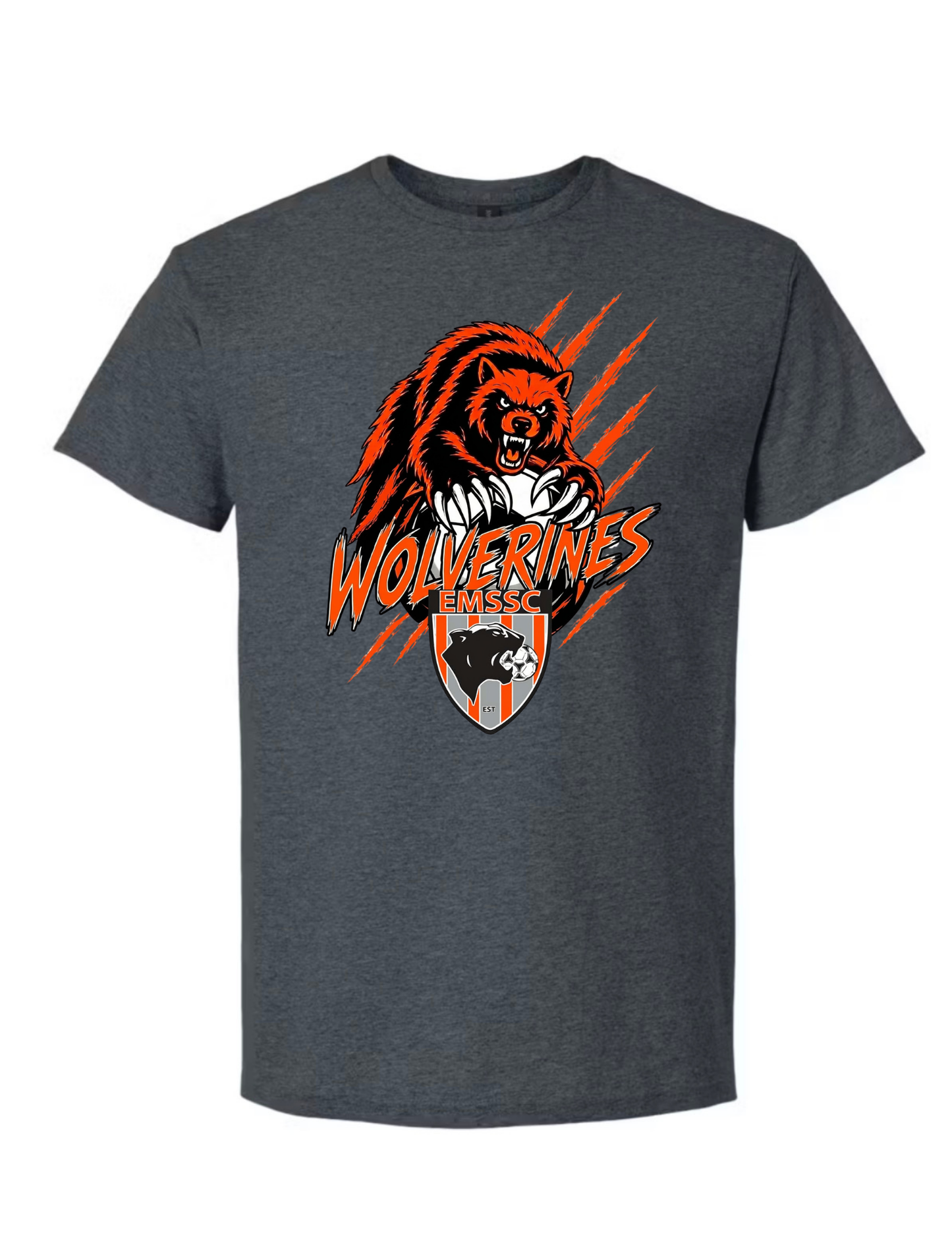 Wolverines t-shirt- scratches logo