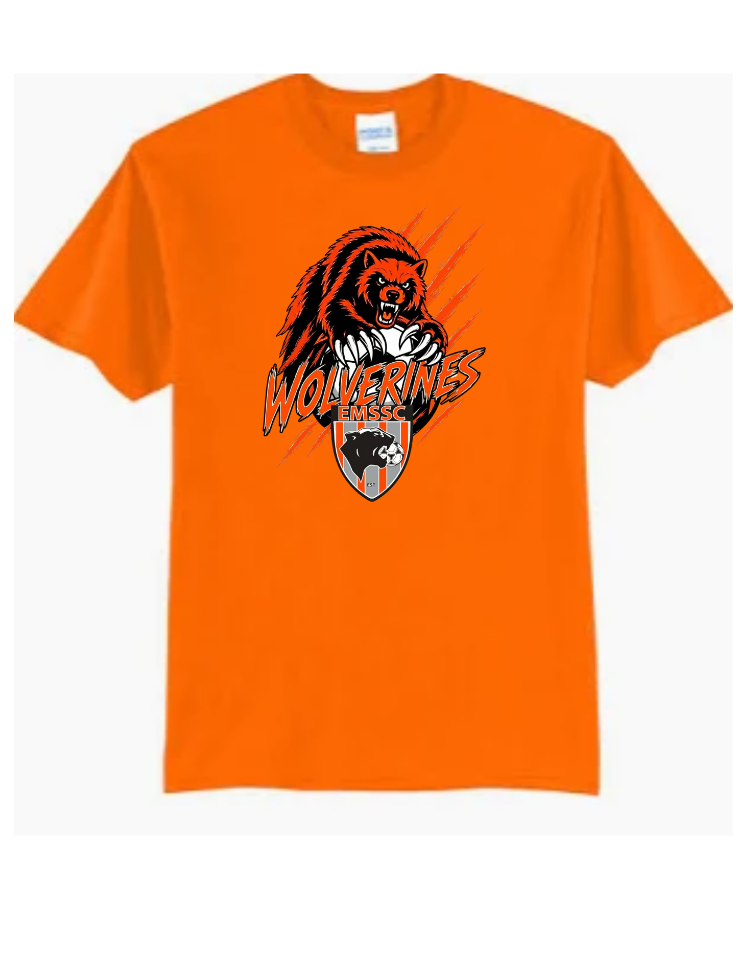 Wolverines t-shirt- scratches logo
