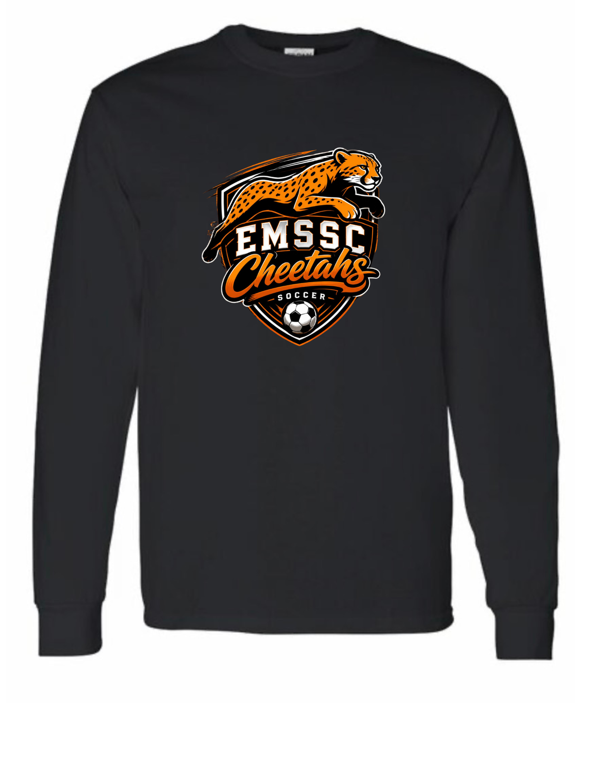 Youth long sleeve shirt- large front logo