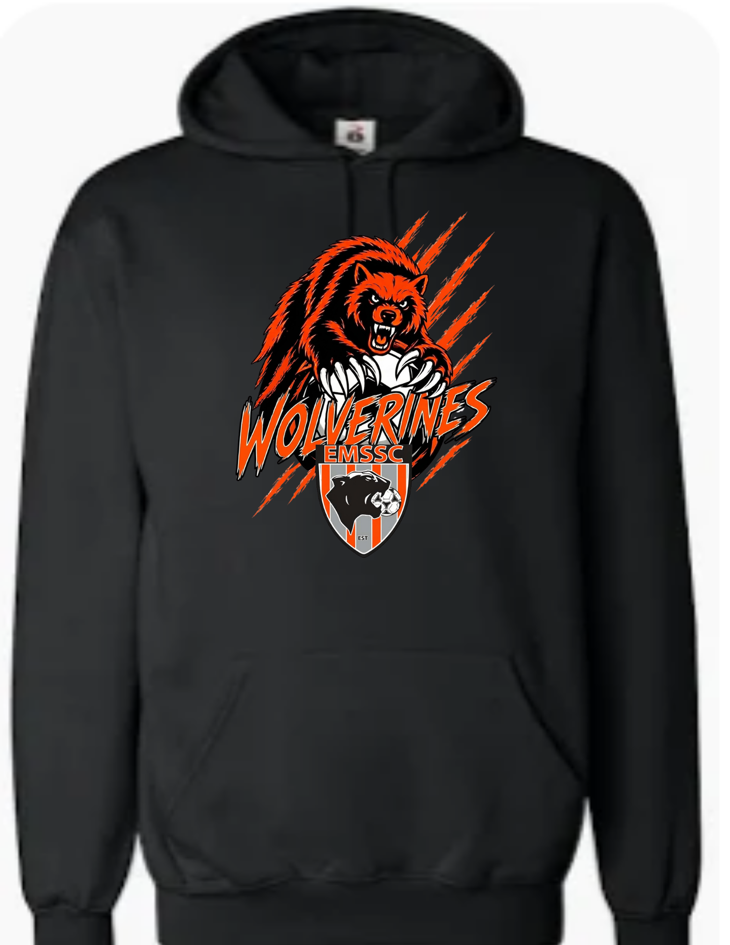 Wolverines hoodie- scratches logo