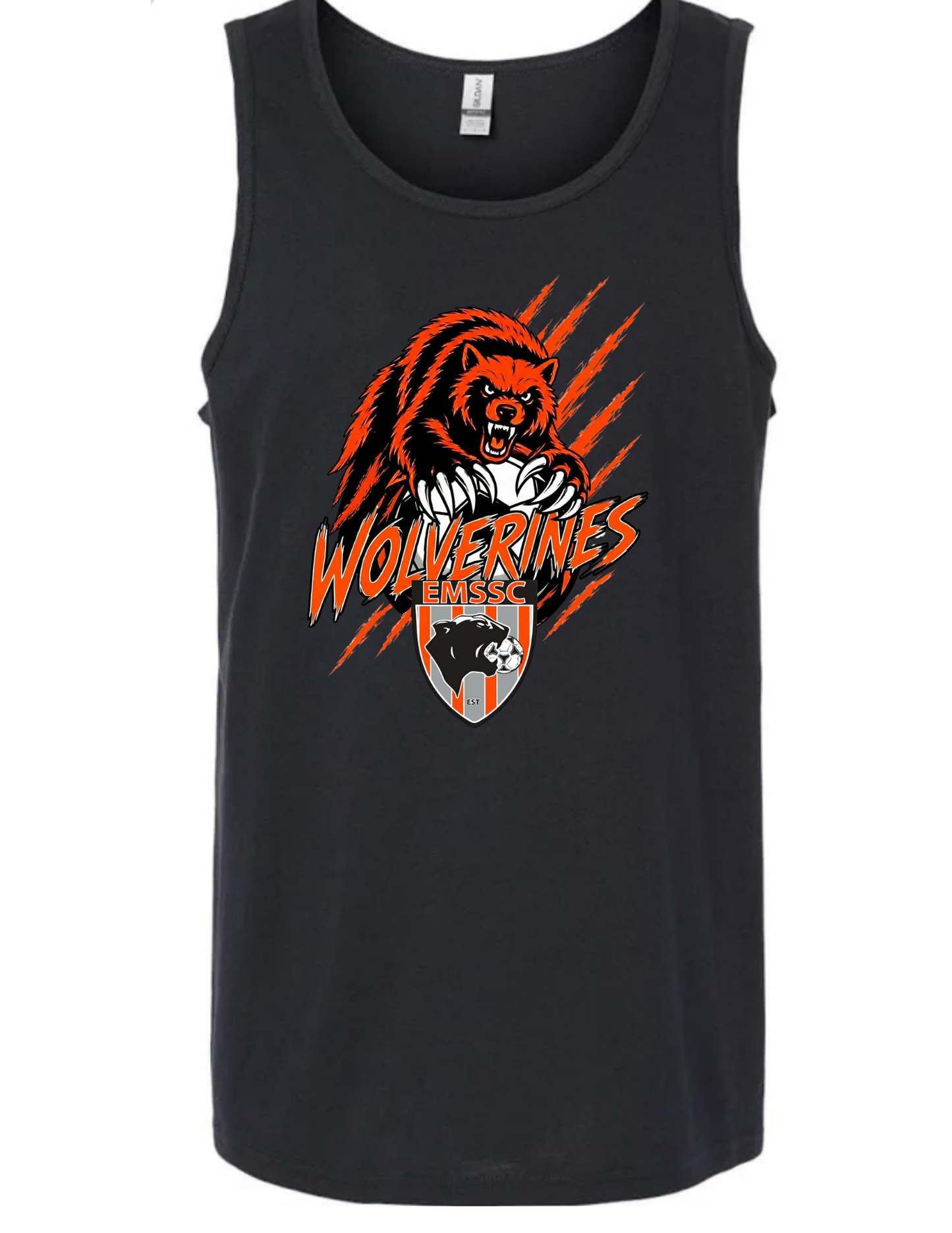 Wolverines unisex tank- scratches logo