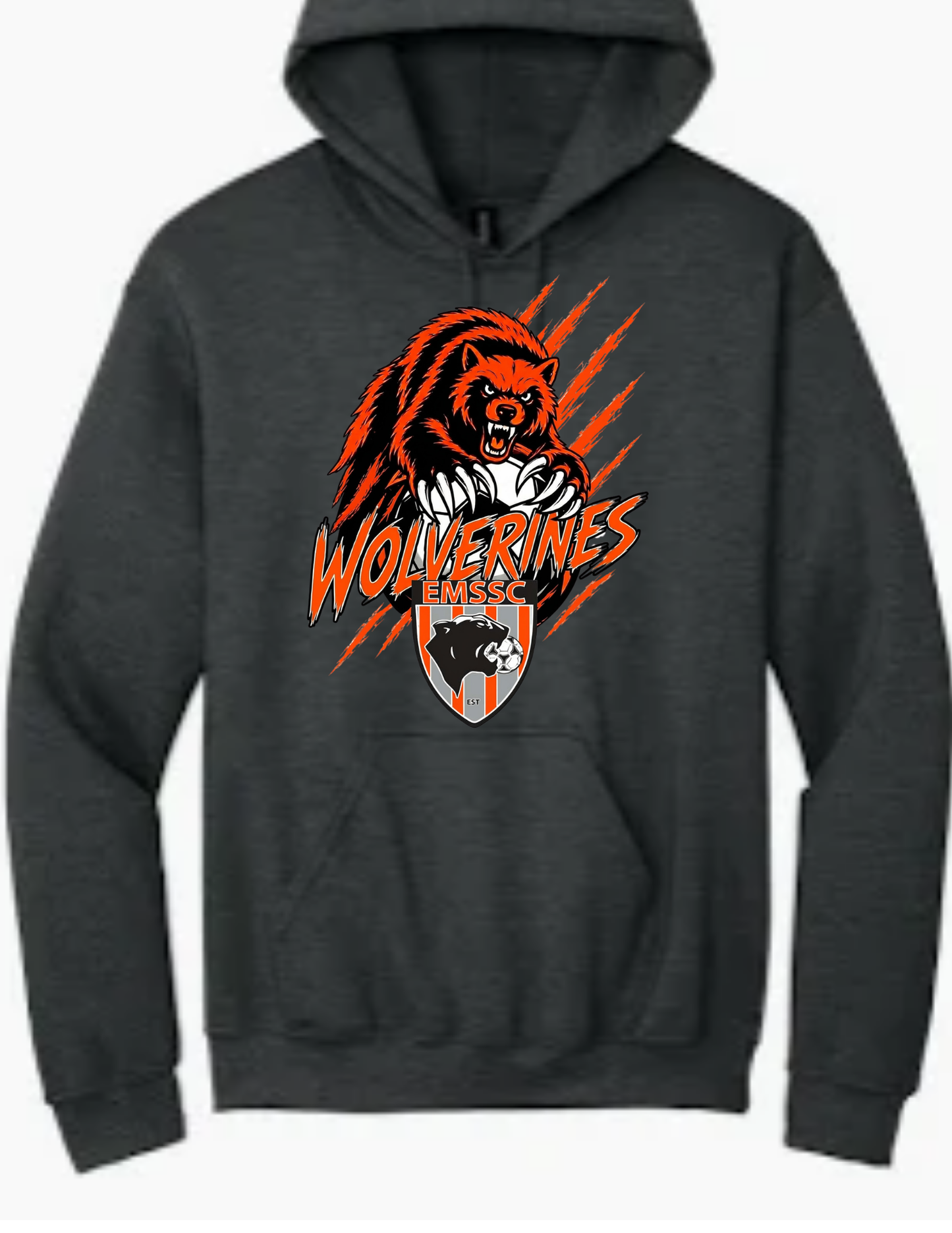 Wolverines hoodie- scratches logo