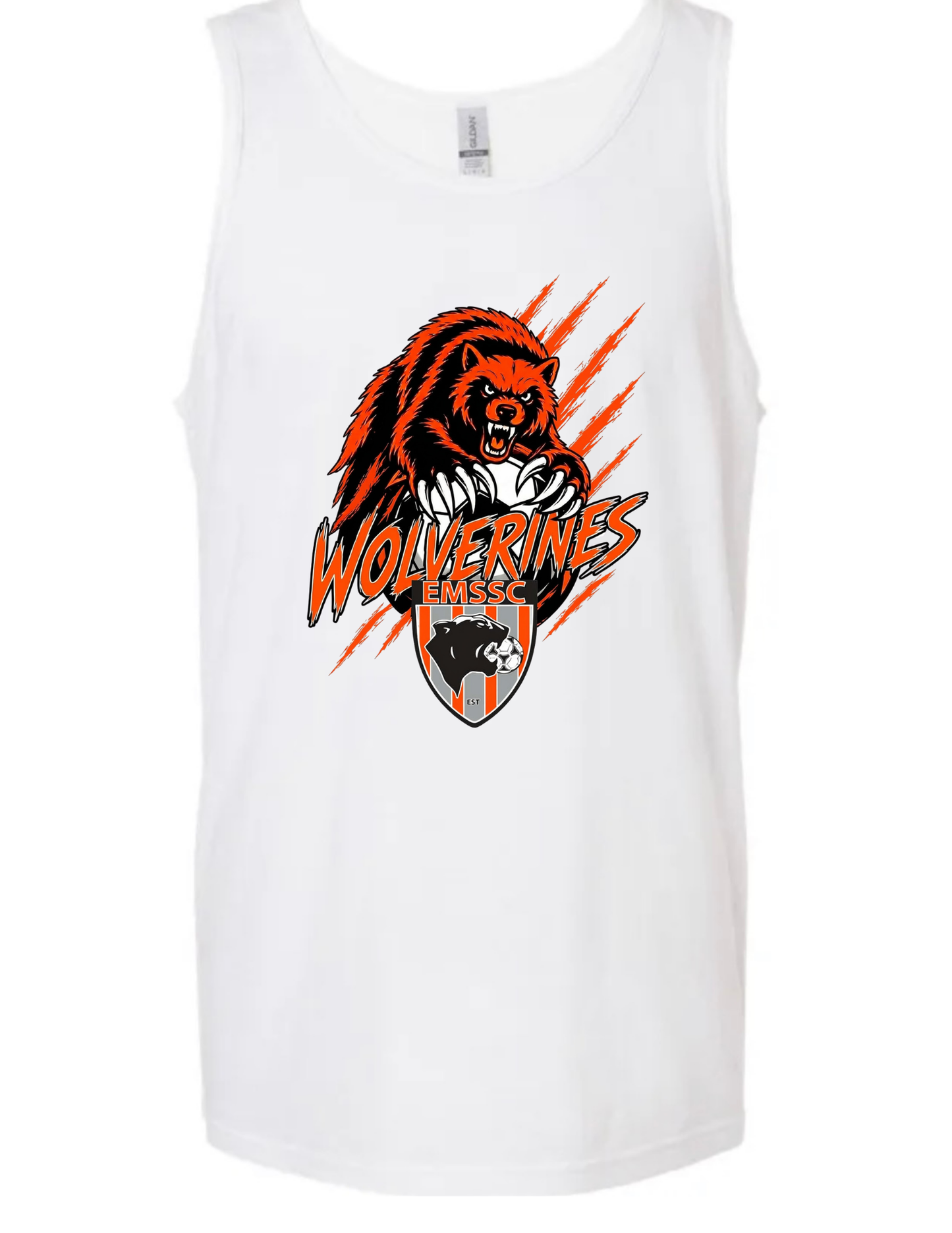 Wolverines unisex tank- scratches logo