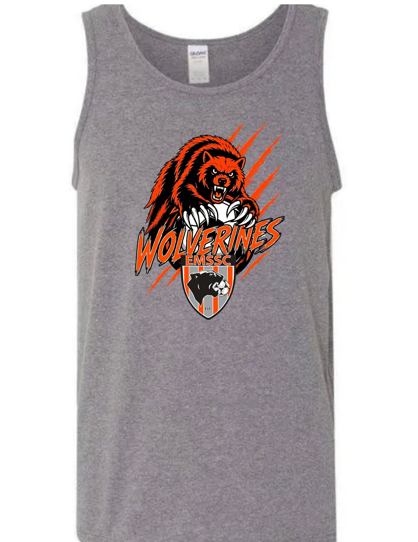 Wolverines unisex tank- scratches logo