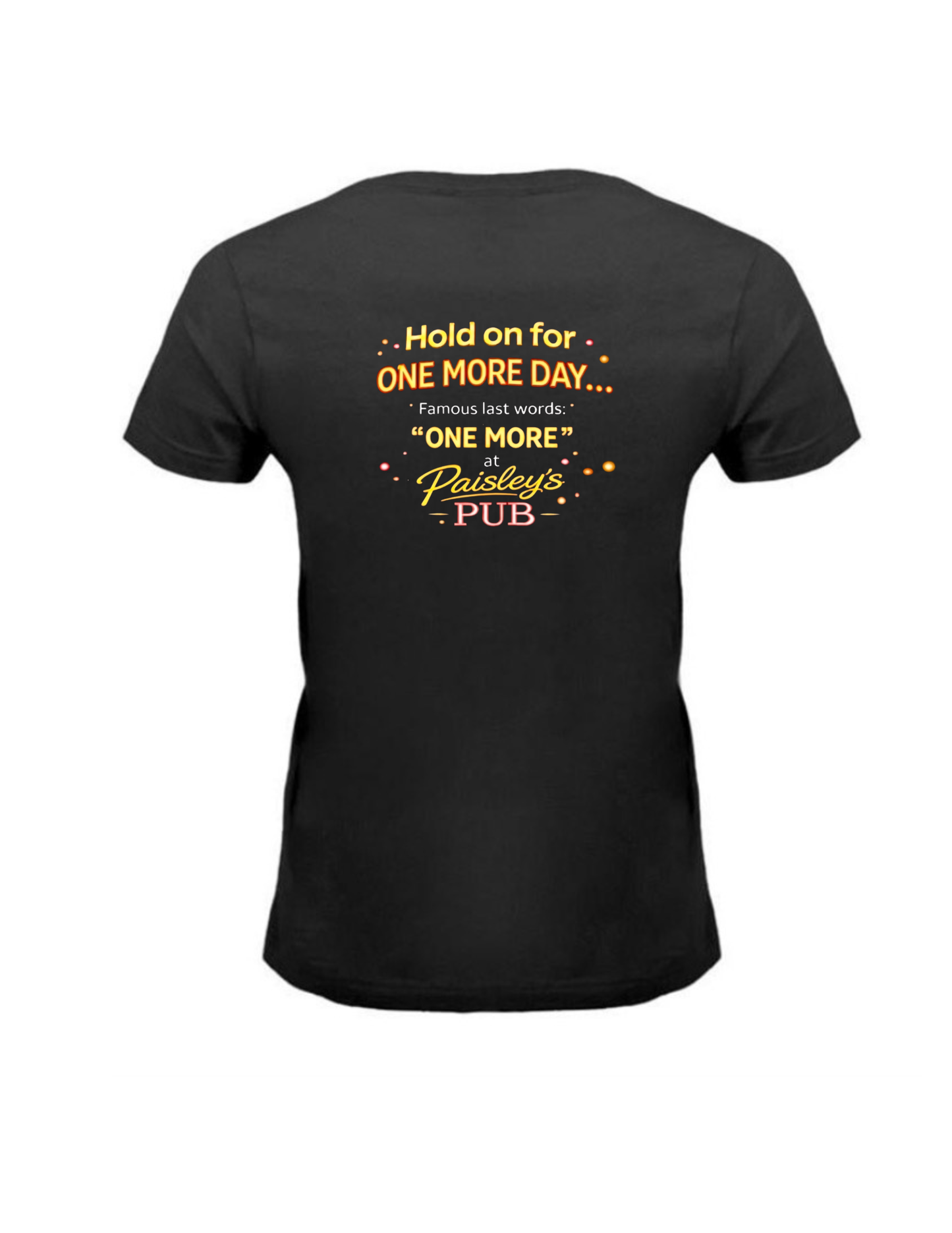 Paisleys Pub women’s v-neck shirt