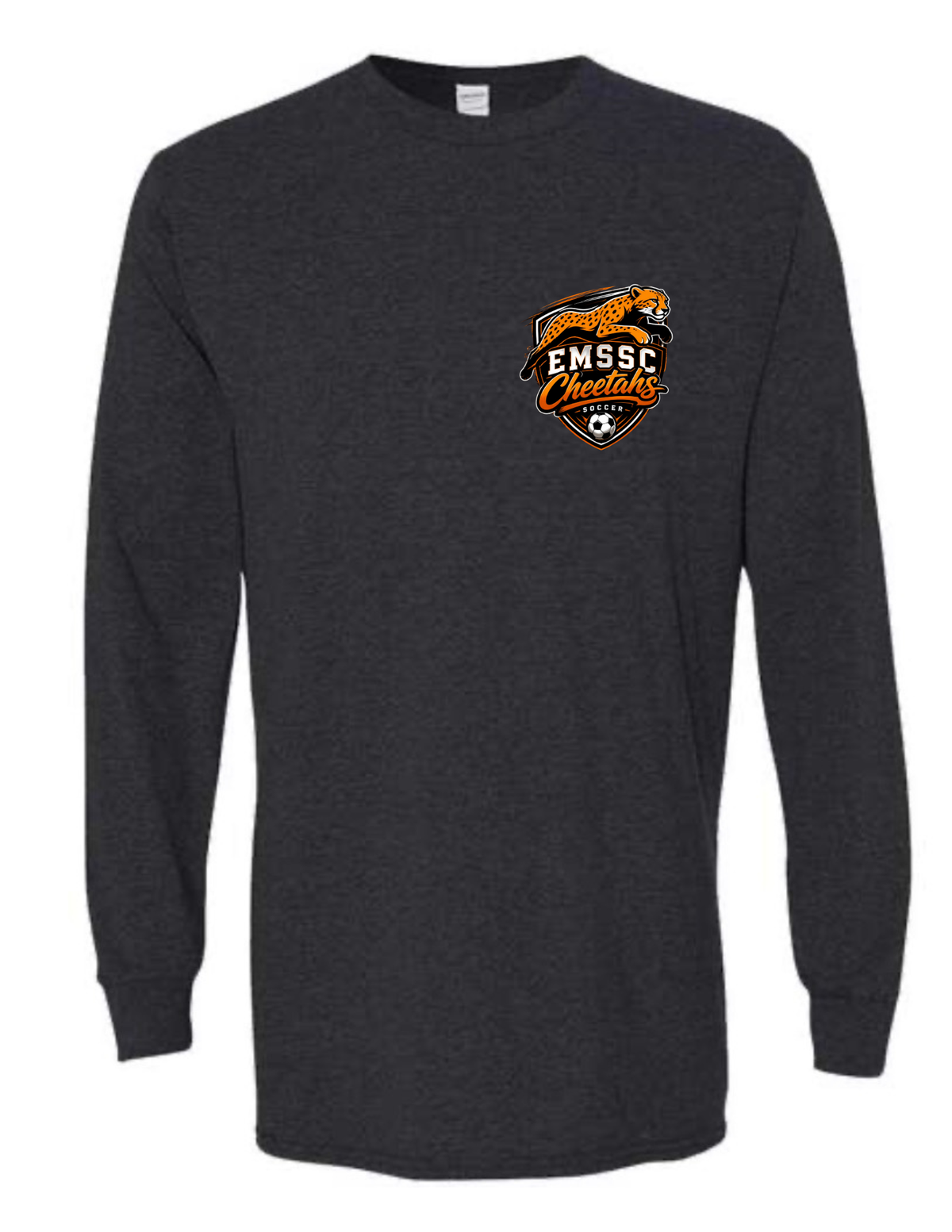 Adult long sleeve shirt- small left chest logo