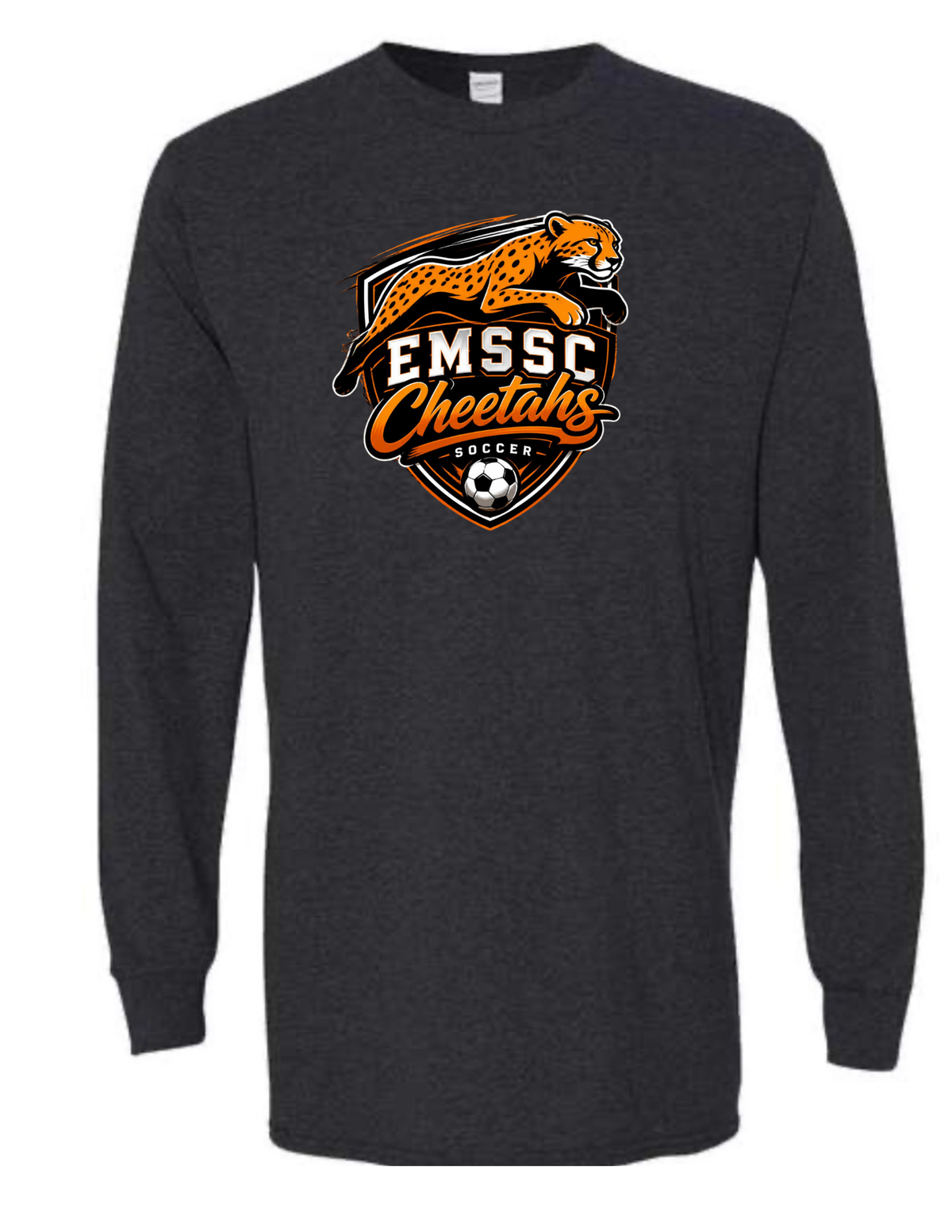 Youth long sleeve shirt- large front logo