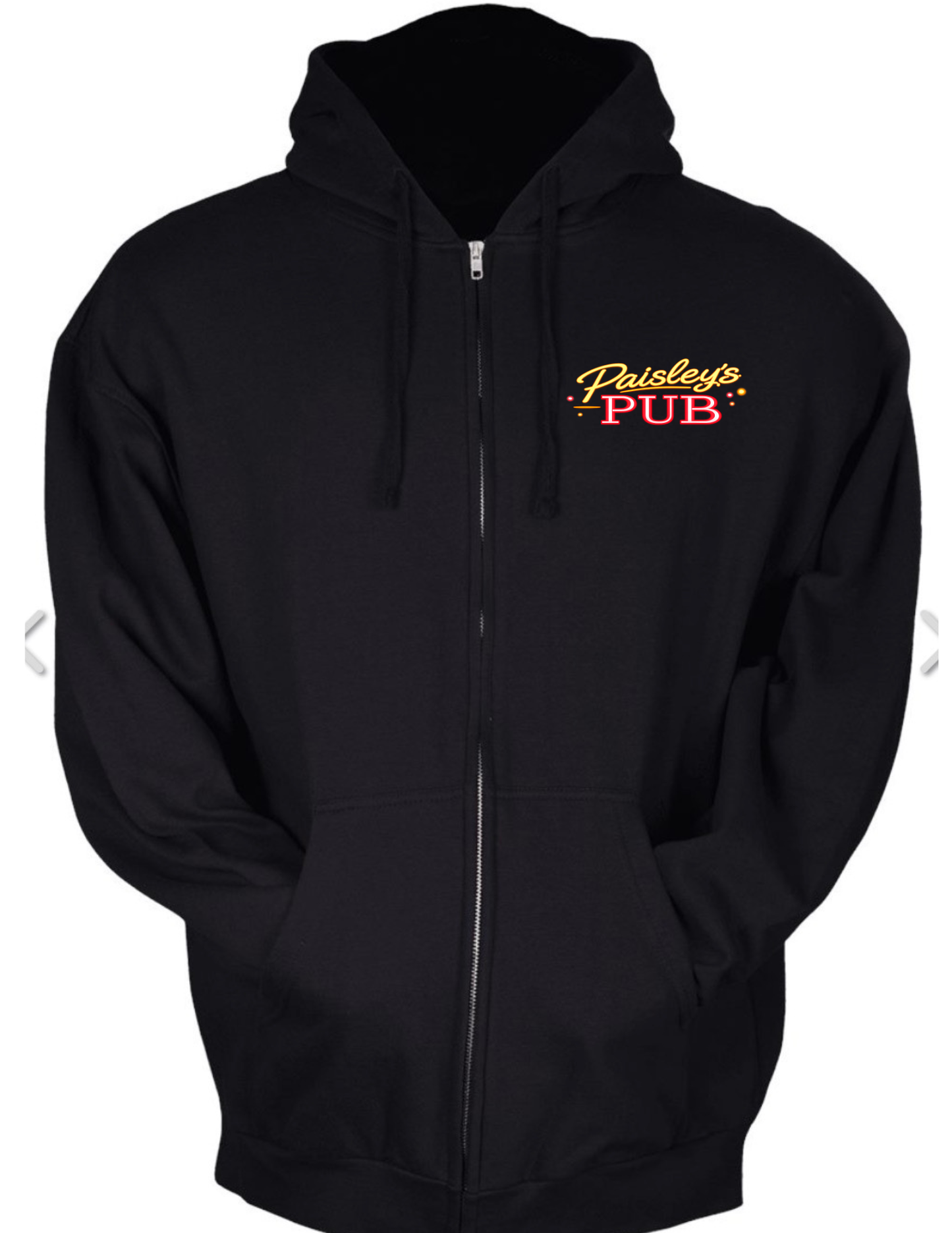 Paisley’s Pub zip up sweatshirt