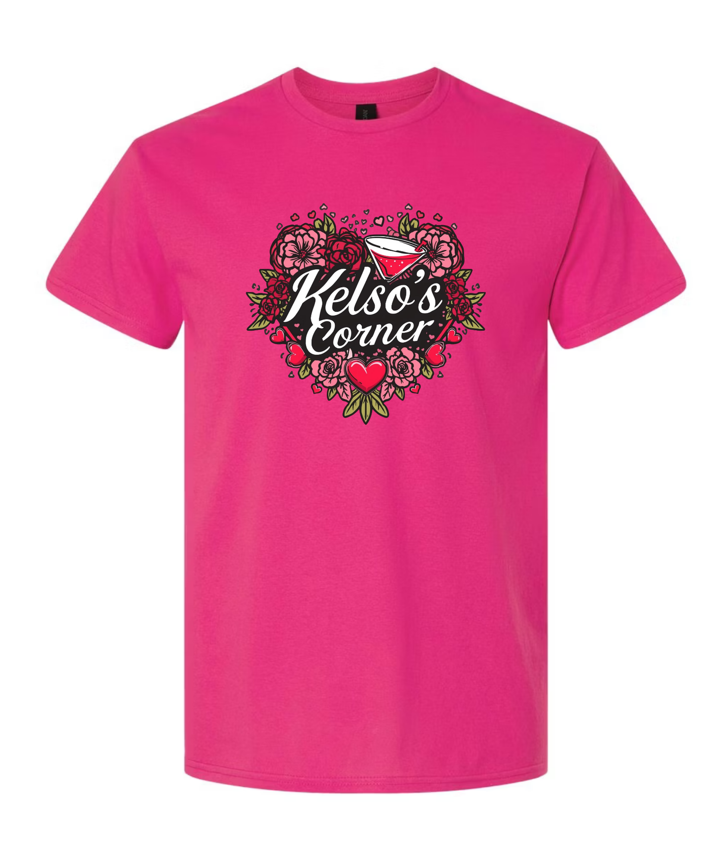 Kelso’s Corner Floral Valentine’s T-shirt