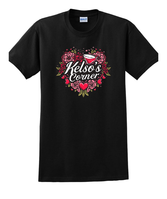 Kelso’s Corner Floral Valentine’s T-shirt