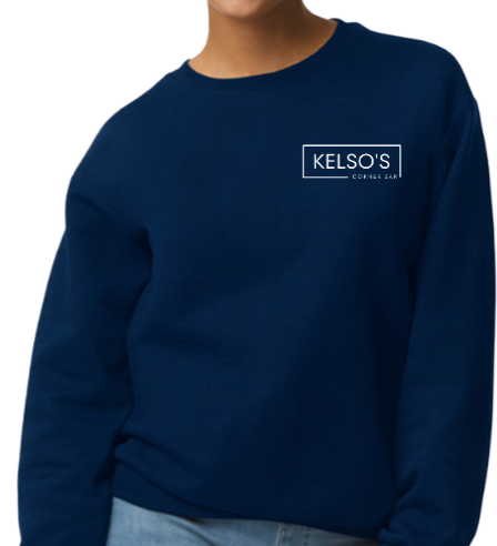 Kelso's Corner Crewneck- left chest logo