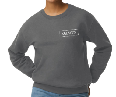 Kelso's Corner Crewneck- left chest logo