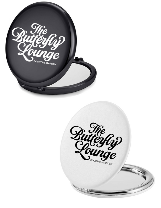Butterfly lounge compact mirror